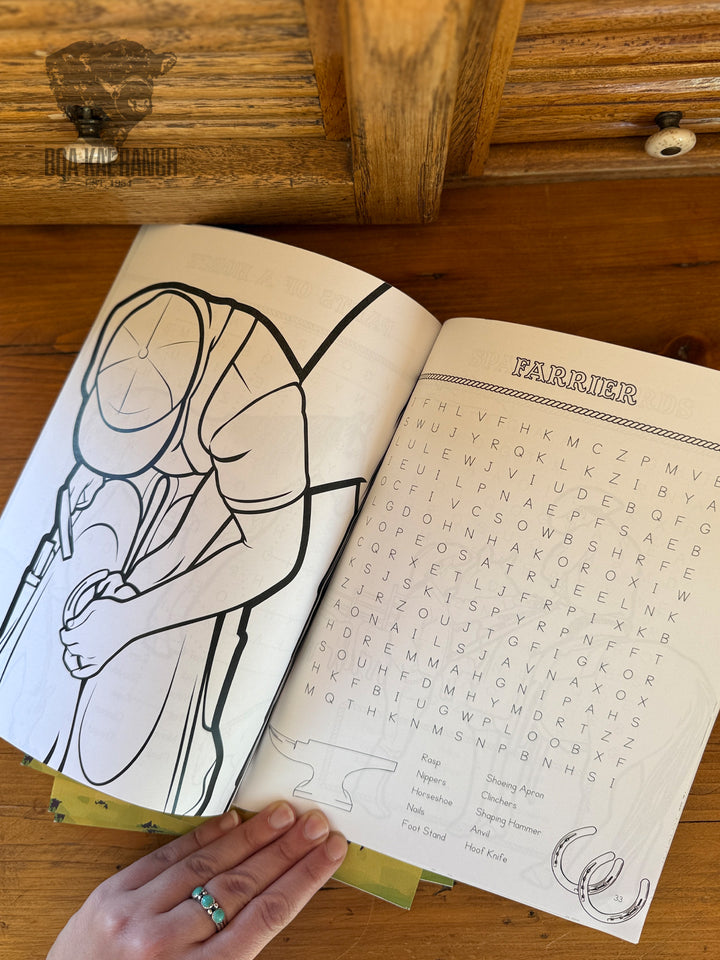 Western Word Search - Kids Workbook