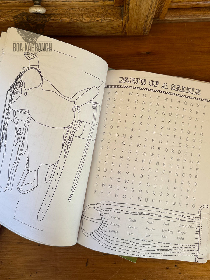 Western Word Search - Kids Workbook