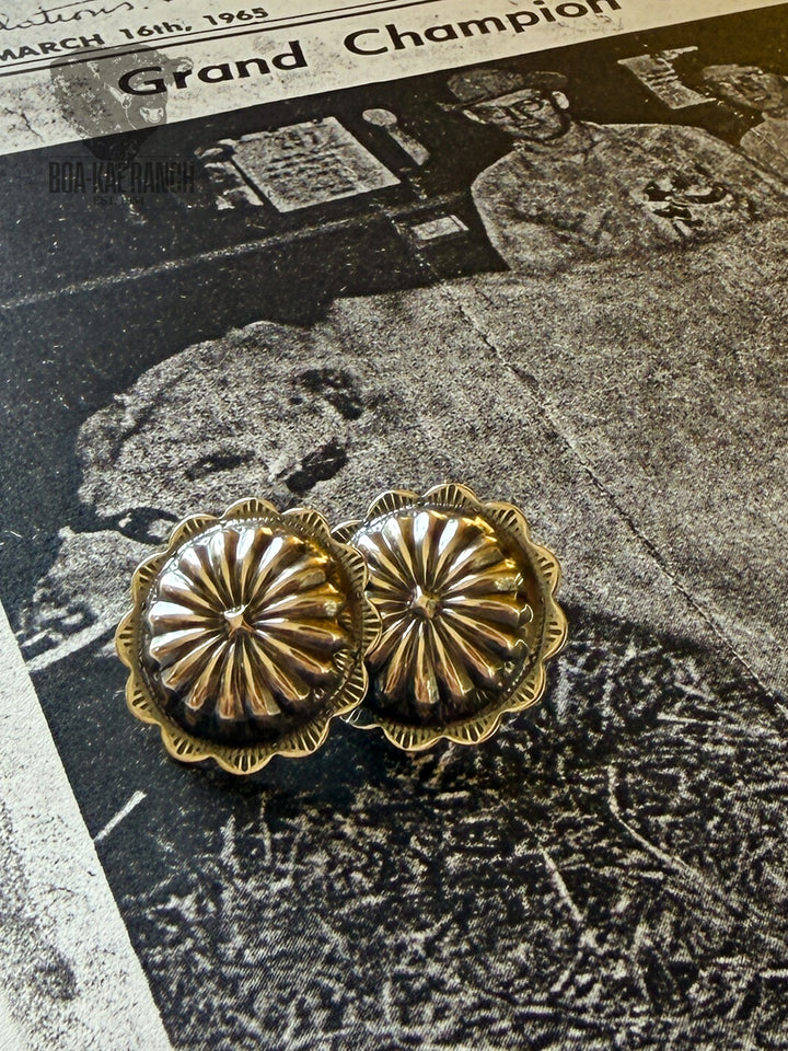 Concho Stud Earrings