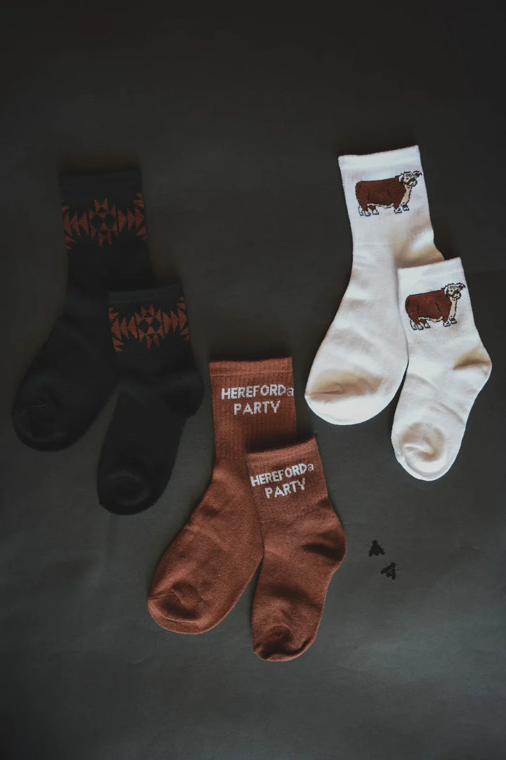 Hereford Socks - Adults & Kids