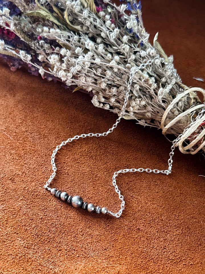 Navajo Pearl Bar Necklace