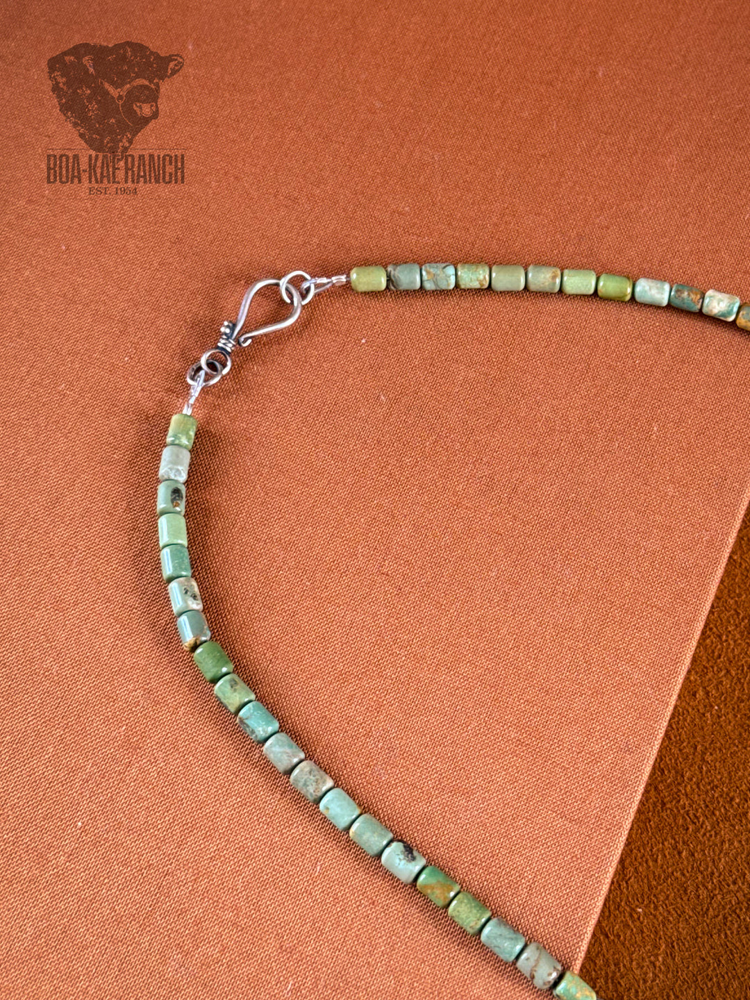 Royal Beauty Turquoise & Squash Blossom Necklace