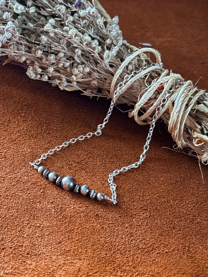 Navajo Pearl Bar Necklace