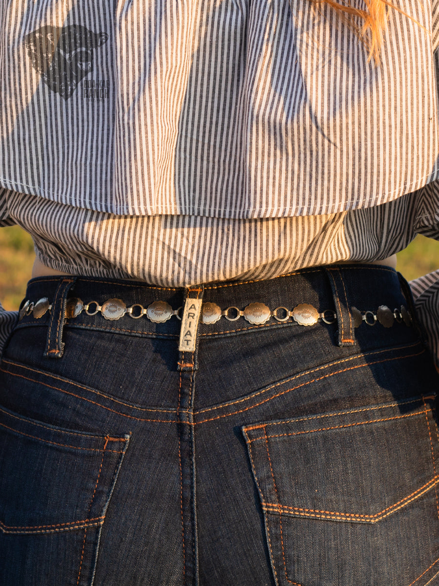 Tiny Concho Belt - Stamped