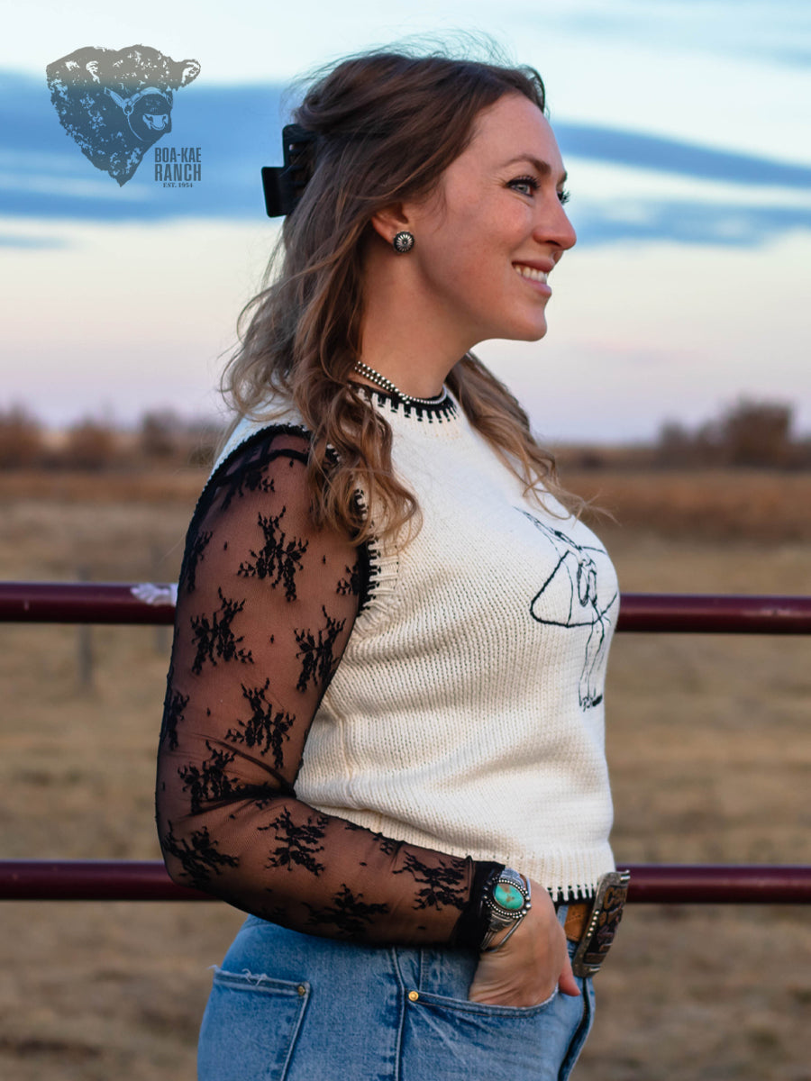 Trick Roping Cowboy Vest