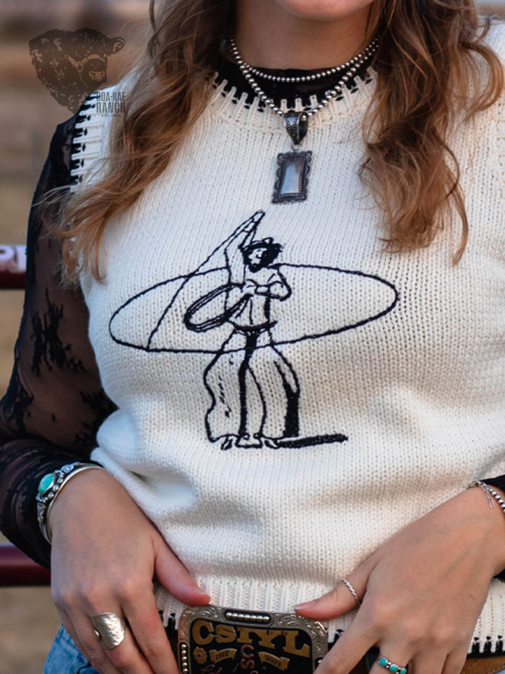 Trick Roping Cowboy Vest