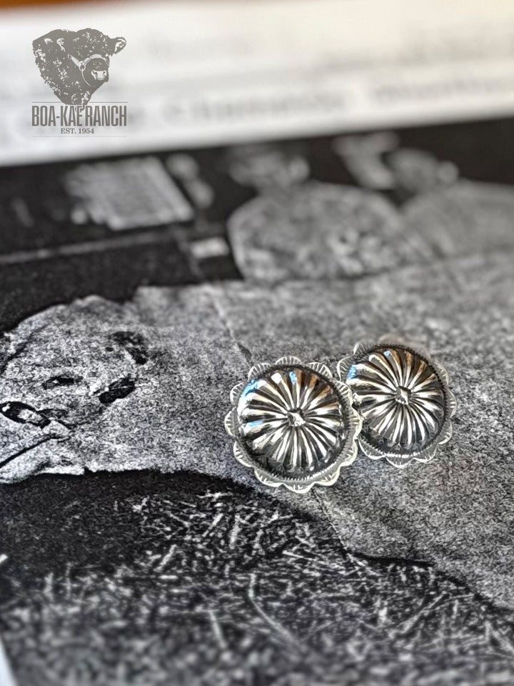 Concho Stud Earrings