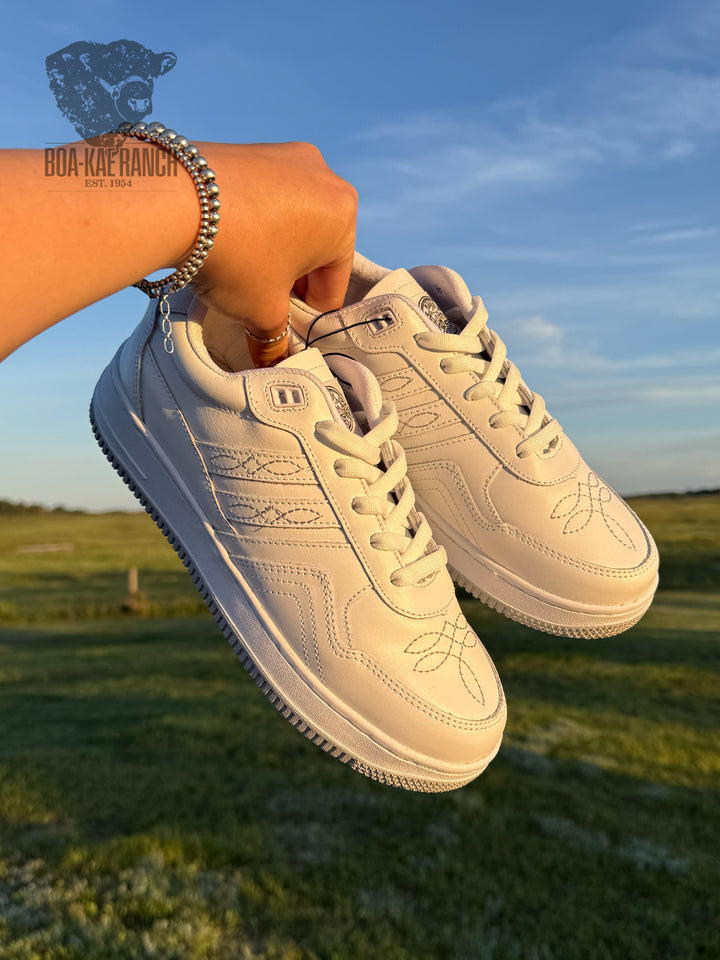 Boot Stitch Runners - White