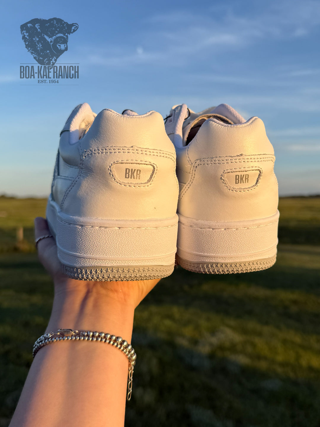 Boot Stitch Runners - White