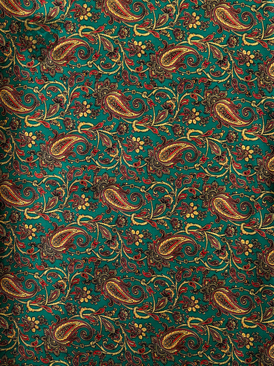 Wild Rag - Paisley on Green