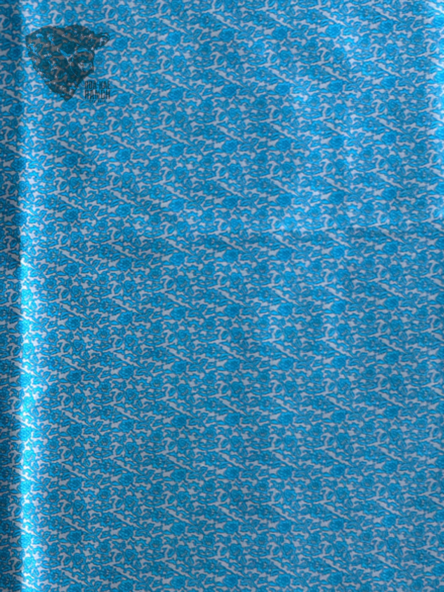 Wild Rag - Teal Floral