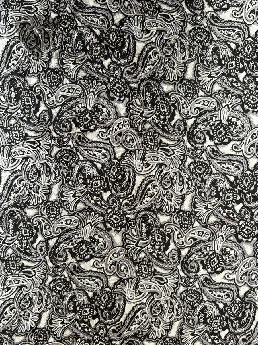 Wild Rag - Silver Smoke Paisley