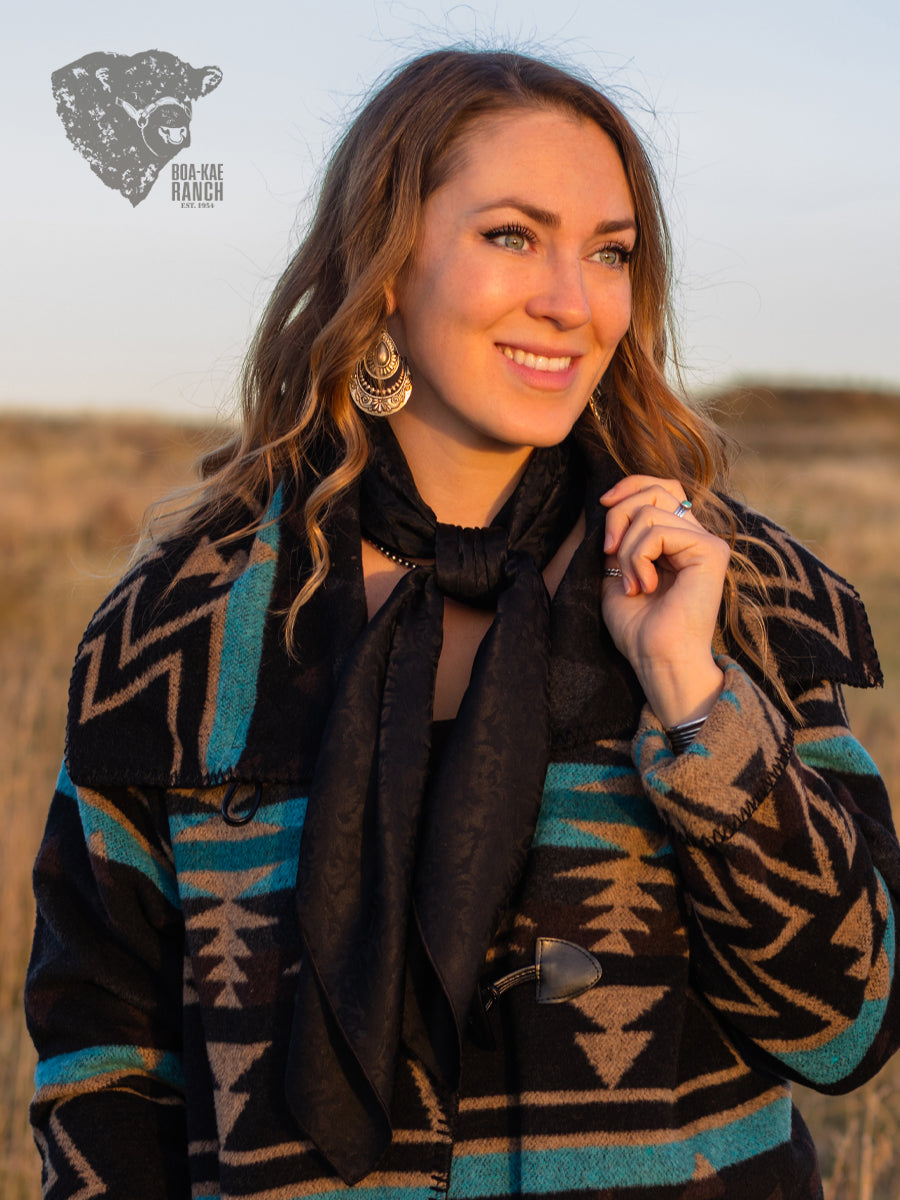 Wild Rag - Black Jacquard